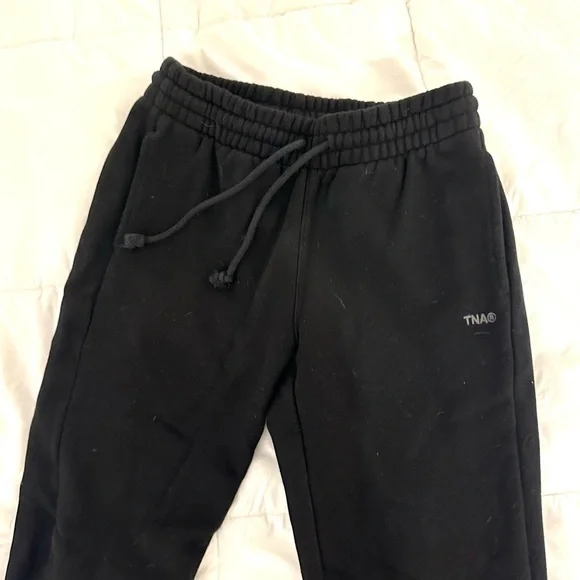 TNA Sweatfleece Cozy Fleece Boyfriend Fit Sweatpants XS - Picture 8 of 13